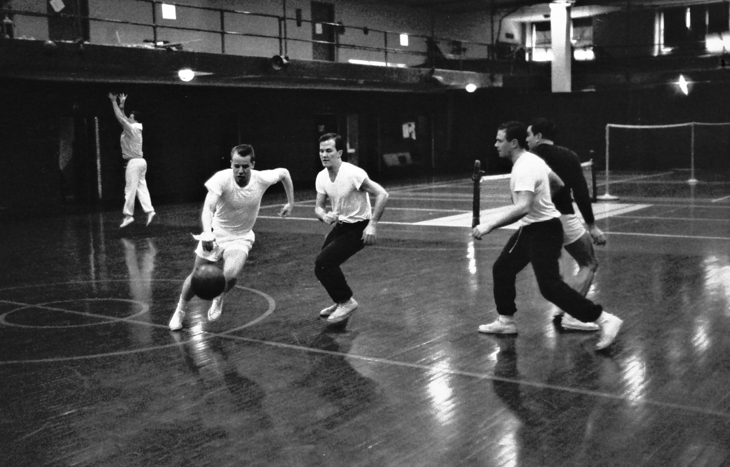  - At the New York Athletic Club, Pat Boone and some friends play basketball. - Tony Karp, design, art, photography, techno-impressionist, techno-impressionism, aerial photography , drone , drones , dji , mavic pro , video , 3D printing - Books -