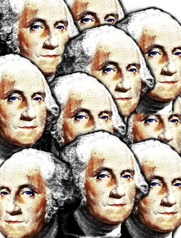 A cavalcade of George Washingtons - But seriously, folks... - Tony Karp, design, art, photography, techno-impressionist, techno-impressionism, aerial photography , drone , drones , dji , mavic pro , video , 3D printing - Books -